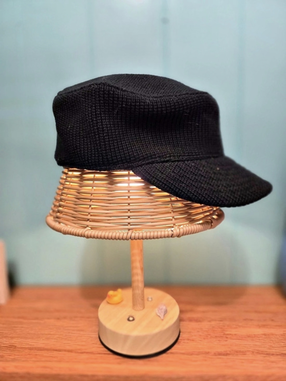 CromeDome Black Cotton Hat Like New